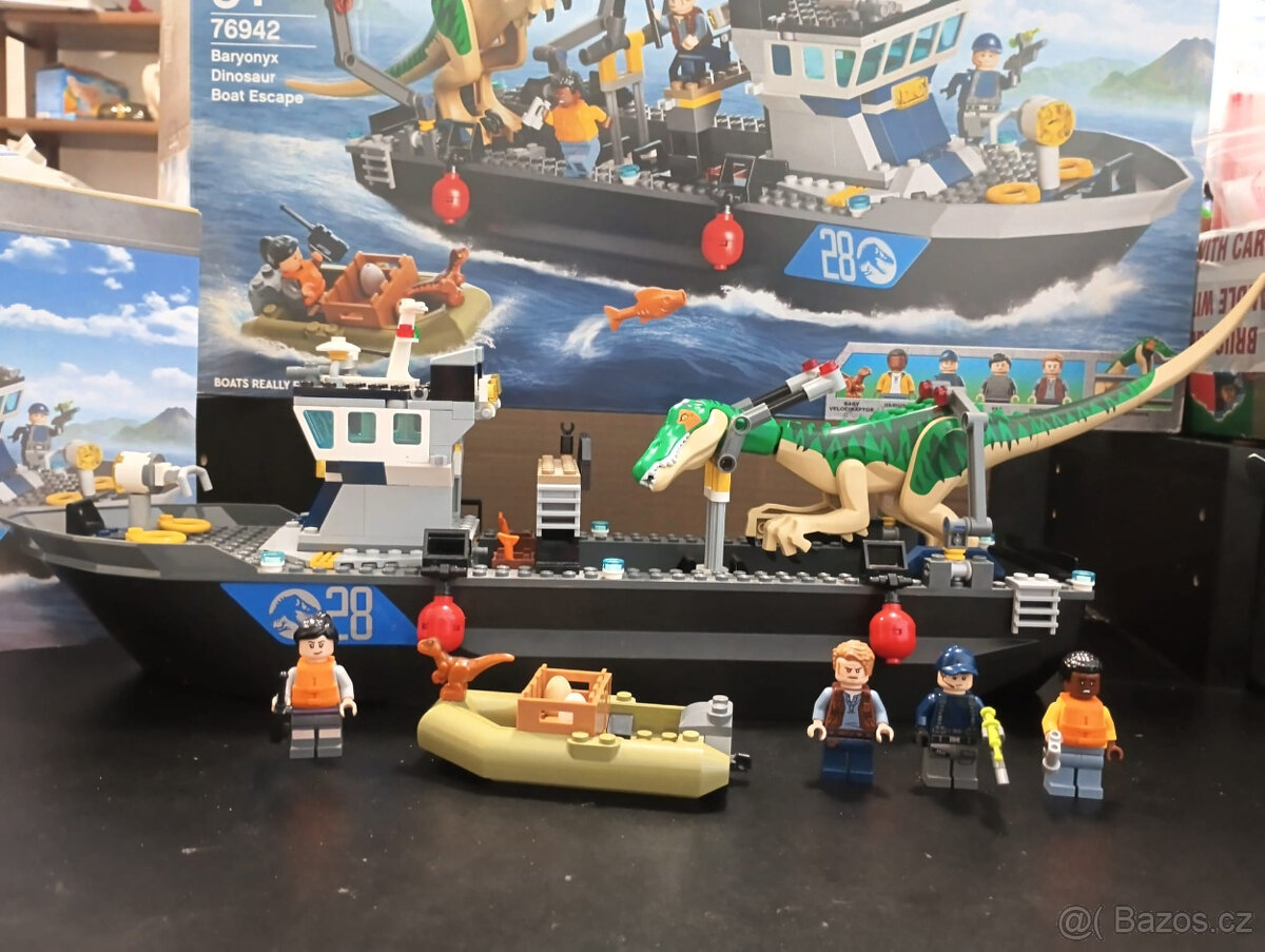 LEGO Jurassic World 76942 Baryonyx Dinosaur Boat Escape +n+b - 2