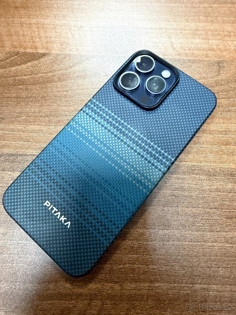Apple iPhone 15 PRO MAX 512GB, modrý + Pitaka - 2