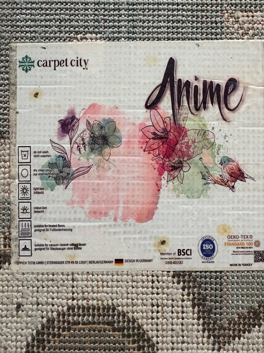 Prodám koberec průměr 120cm, 100% polypropylen - 2