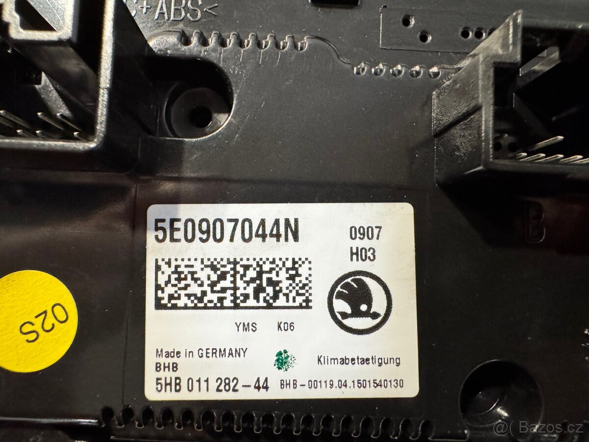 Ovládání topení Škoda Octavia 3 - 2