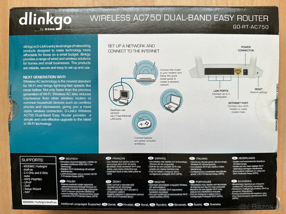 WiFi router D-Link GO-RT-AC750 - 2