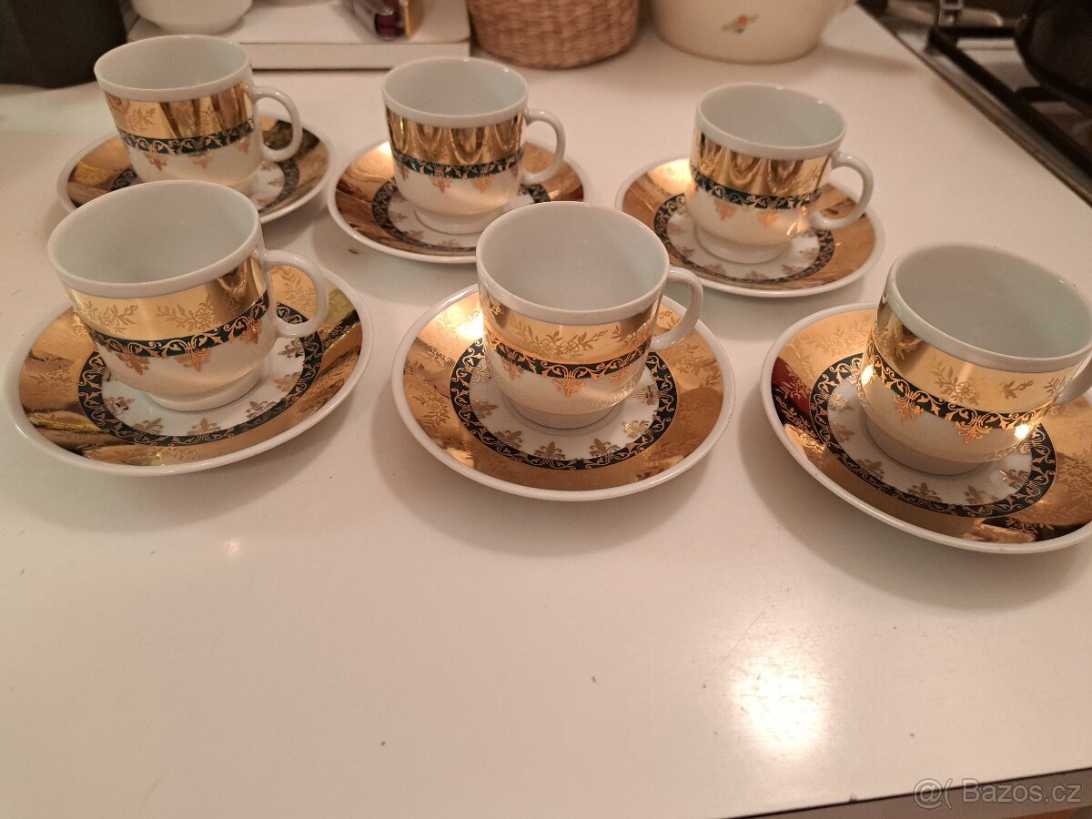 Čajový / kávový set Moravia (Loučky) - 2