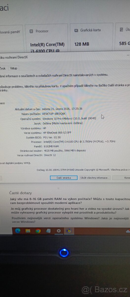 Prodám počítač komplet. - 2