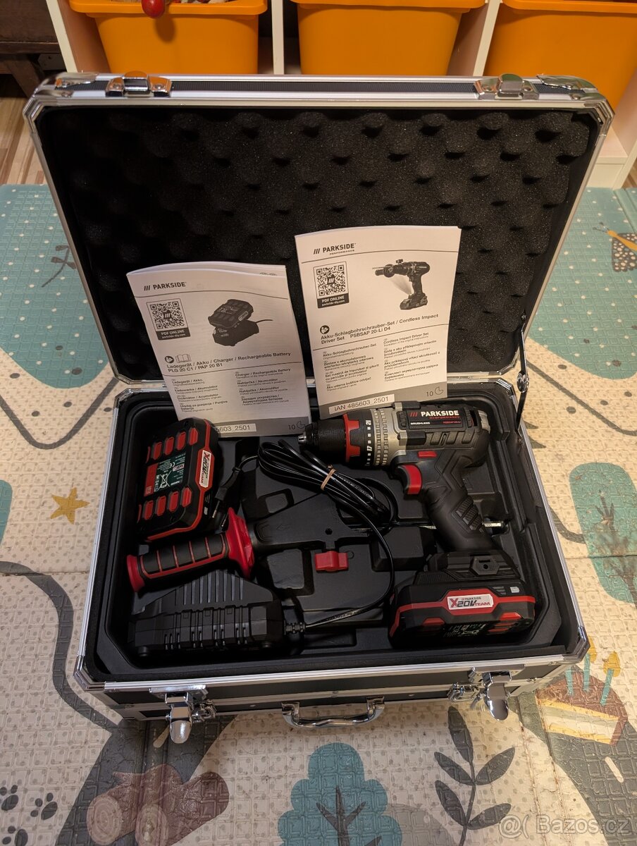 NOVÁ PARKSIDE PERFORMANCE Aku příklepová vrtačka PSBSAP 20-L - 2