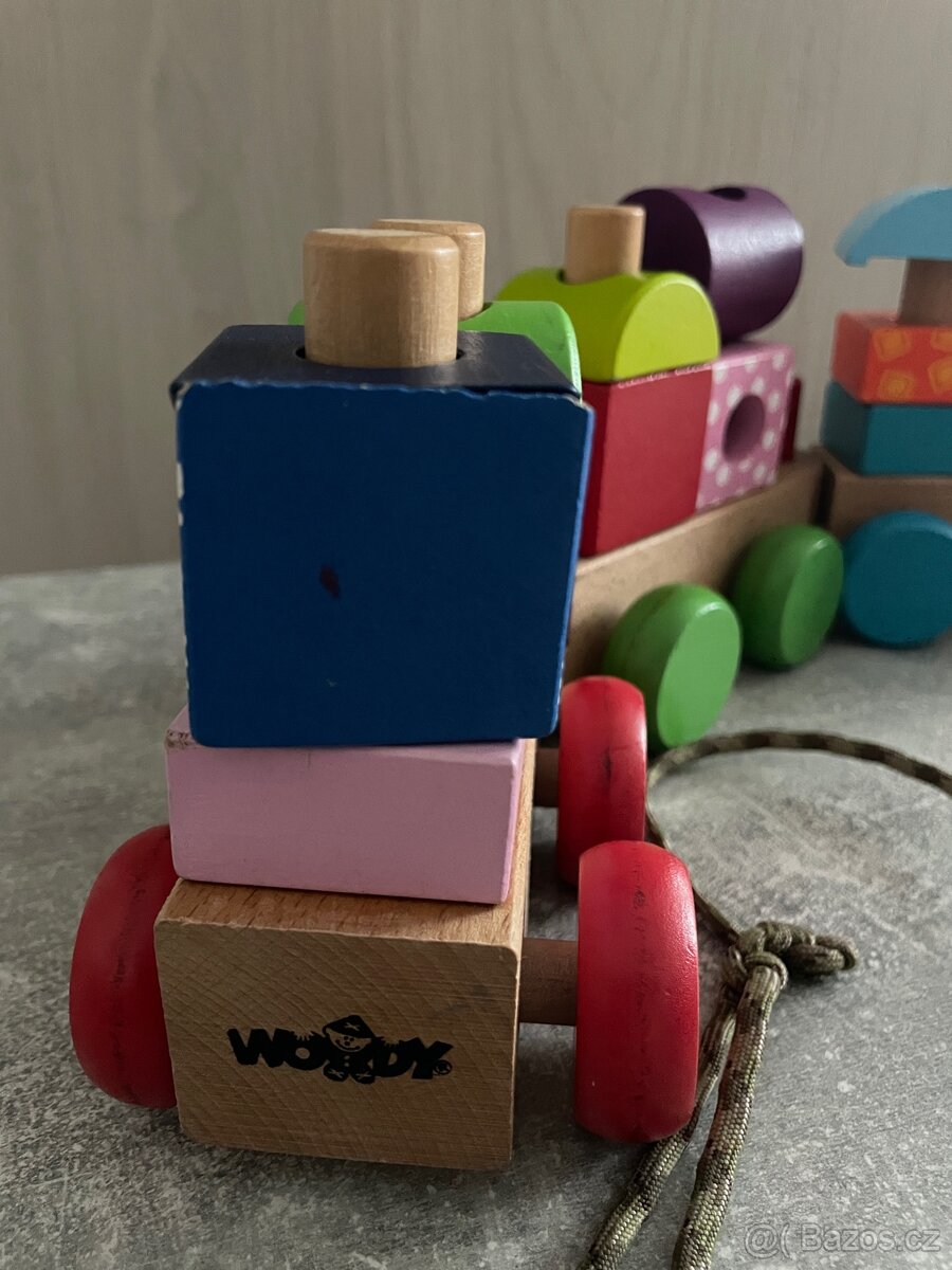Dřevěný vláček Woody - 2