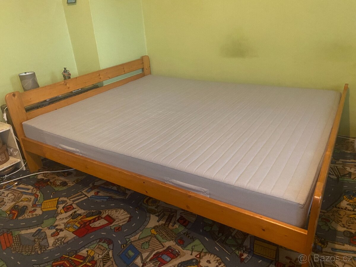 Postel 160x200+rošty+matrace - 2