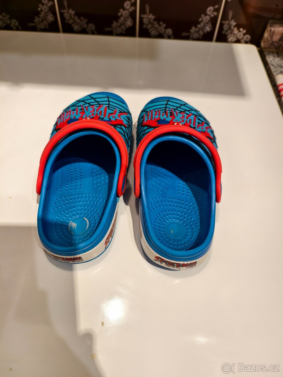Dětské nazouváky ( crocs ) Spider man - 2