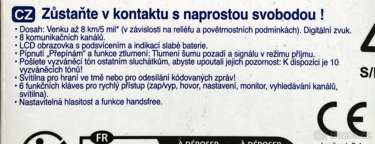 Vysílačky 8km - 2