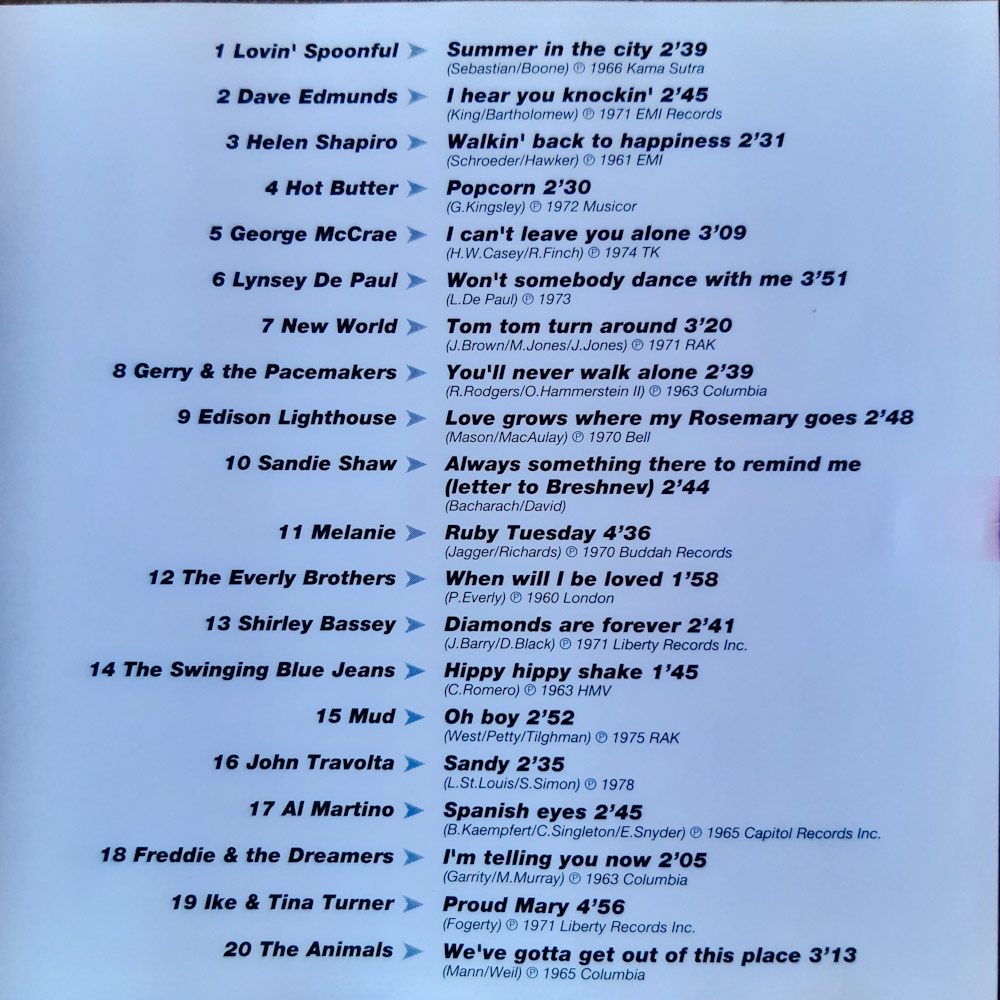 The beat goes on 60-70 (5xCD), vol. 1-5
- 2