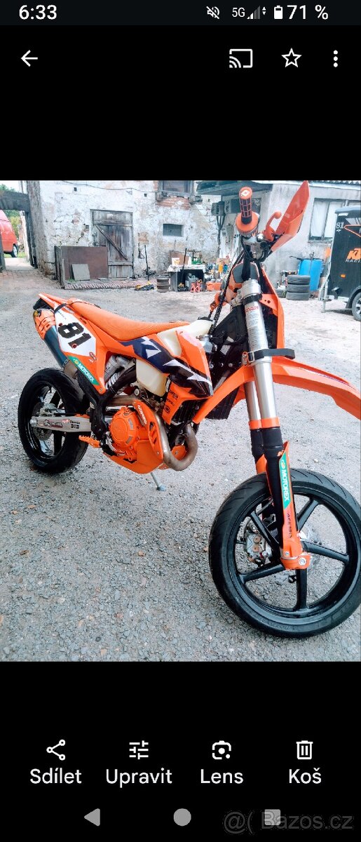 KTM motardova kola - 2