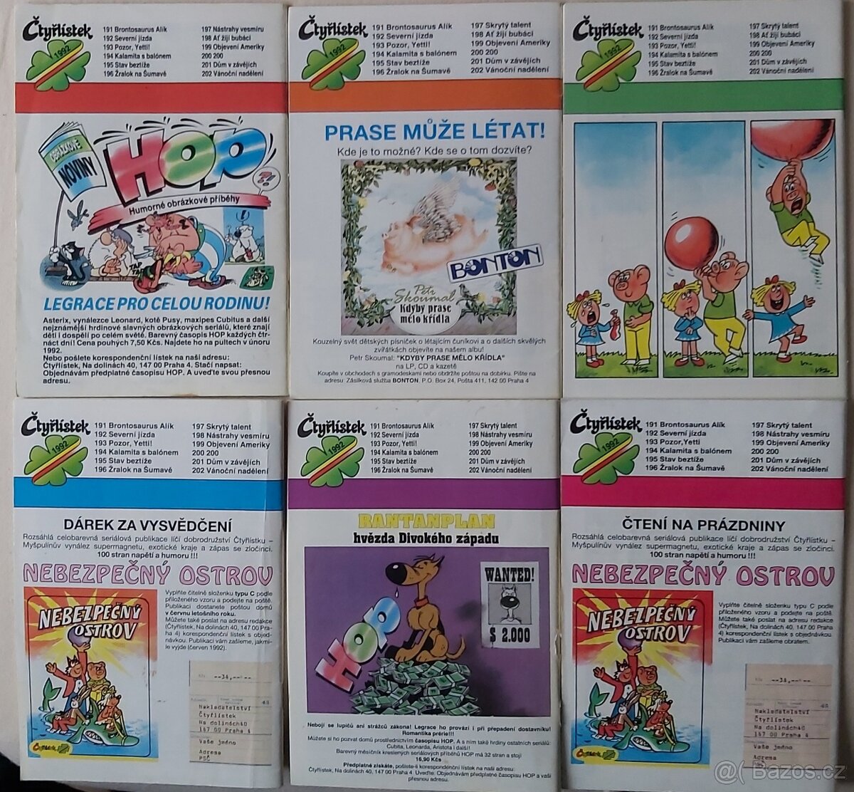 ČTYŘLÍSTEK - ROČNÍK 1992 - 2