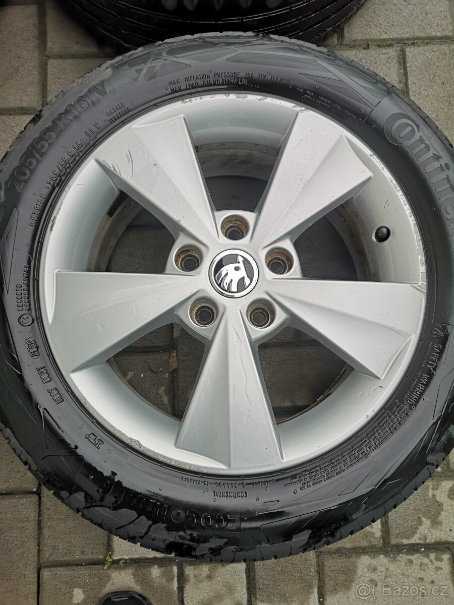 Alu disky ŠKODA 16'' 5 X 112 ET 46 - 2
