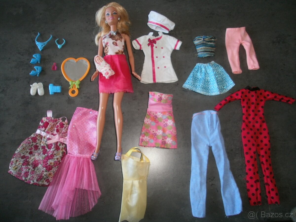 Barbie +doplňky+oblečky - 2