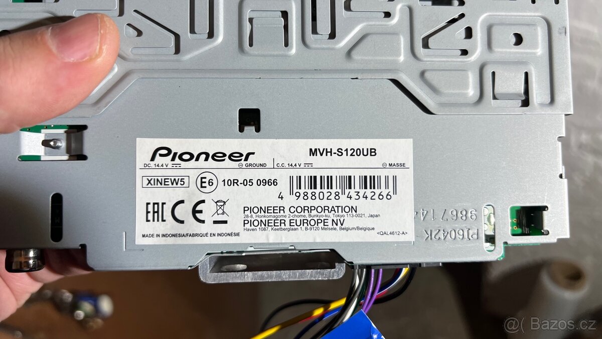 Radio pioneer mvh-s120ub - 2