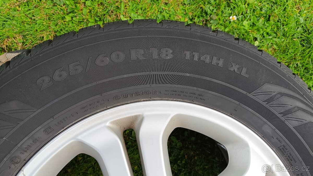 Zimní sada kol Mercedes - ML - R - 265/60 R18 114H, 5x112 - 2