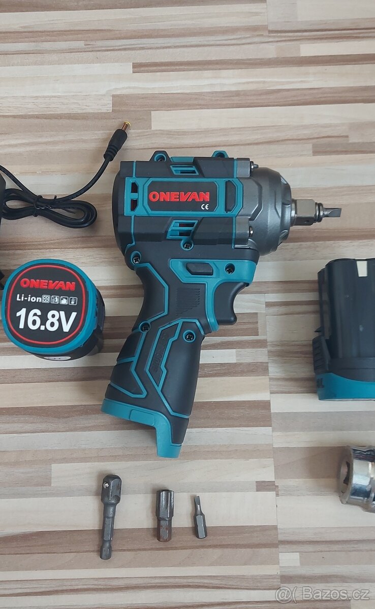 Aku MINI Rázový utahovák-vrtačka,2xAku+nabíječka,NEW. - 2