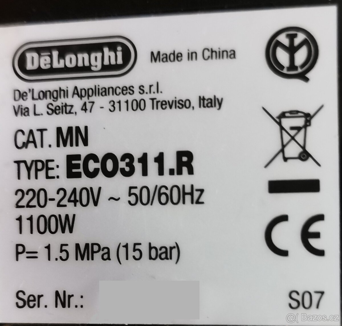 Kávovar DeLonghi ECO.311R - 2