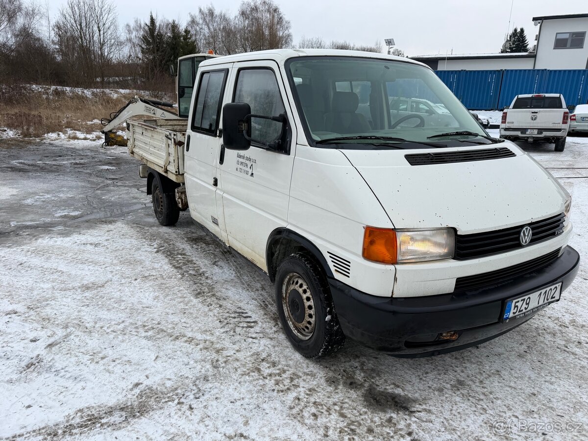 VW T4 valník, doublecab - 2