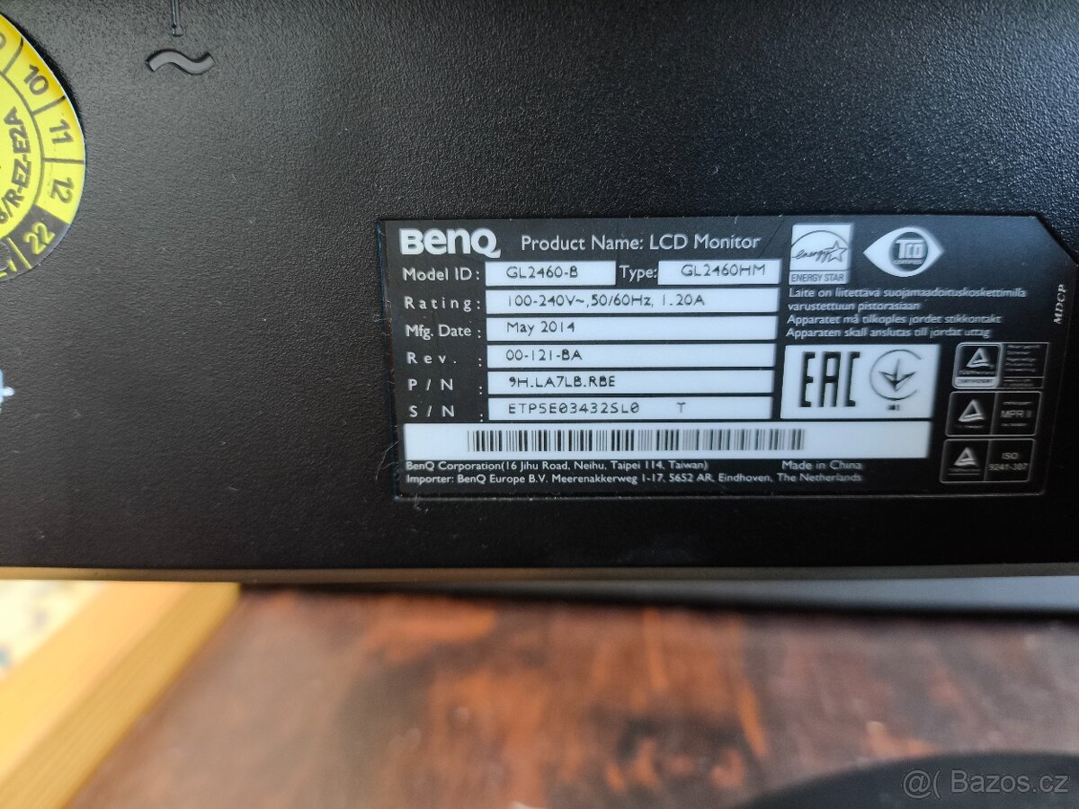 LCD 24 benq 2460hm - 2