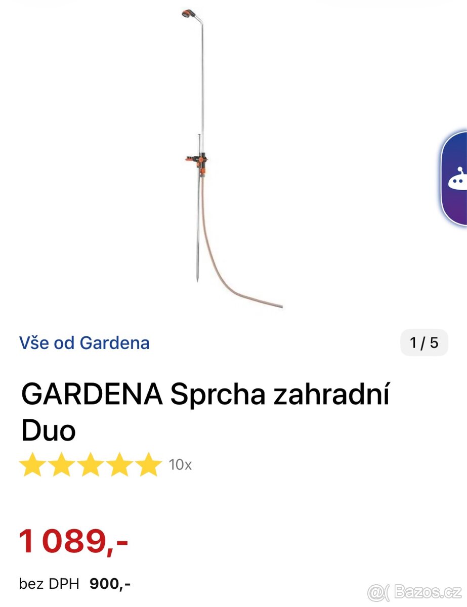 Zahradní sprcha GARDENA - 2