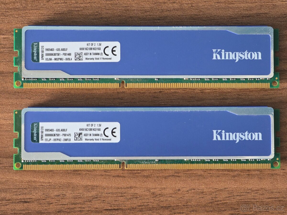 Kingston HyperX Blu 16GB (2x8GB) DDR3 - 2