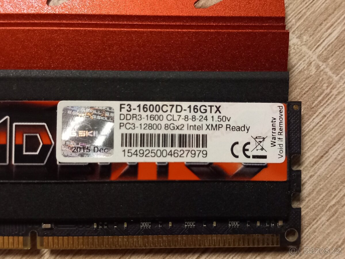 16GB RAM TridentX DDR3 2400 MHz - 2