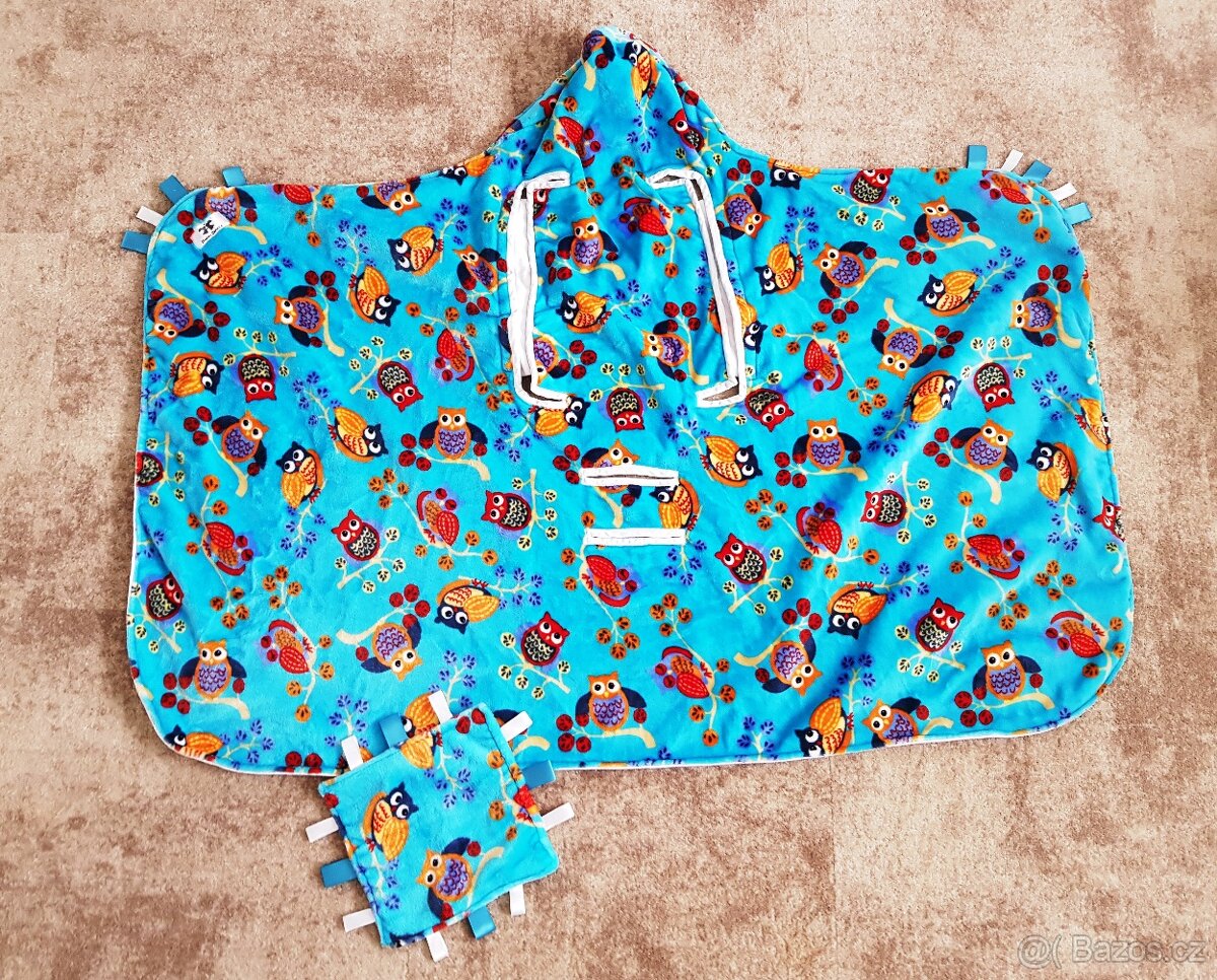 Zavinovací deka do autosedačky a kočárku - jako nová - 2