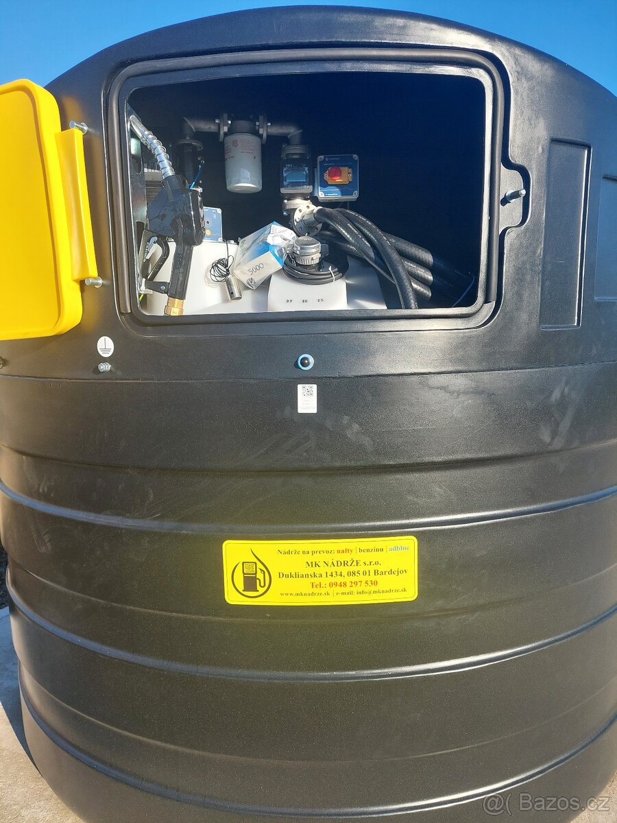 Dvouplášťová nádrž na naftu 5000L - 2