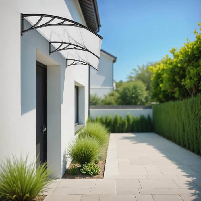 Vchodová stříška oblouková nová - 2