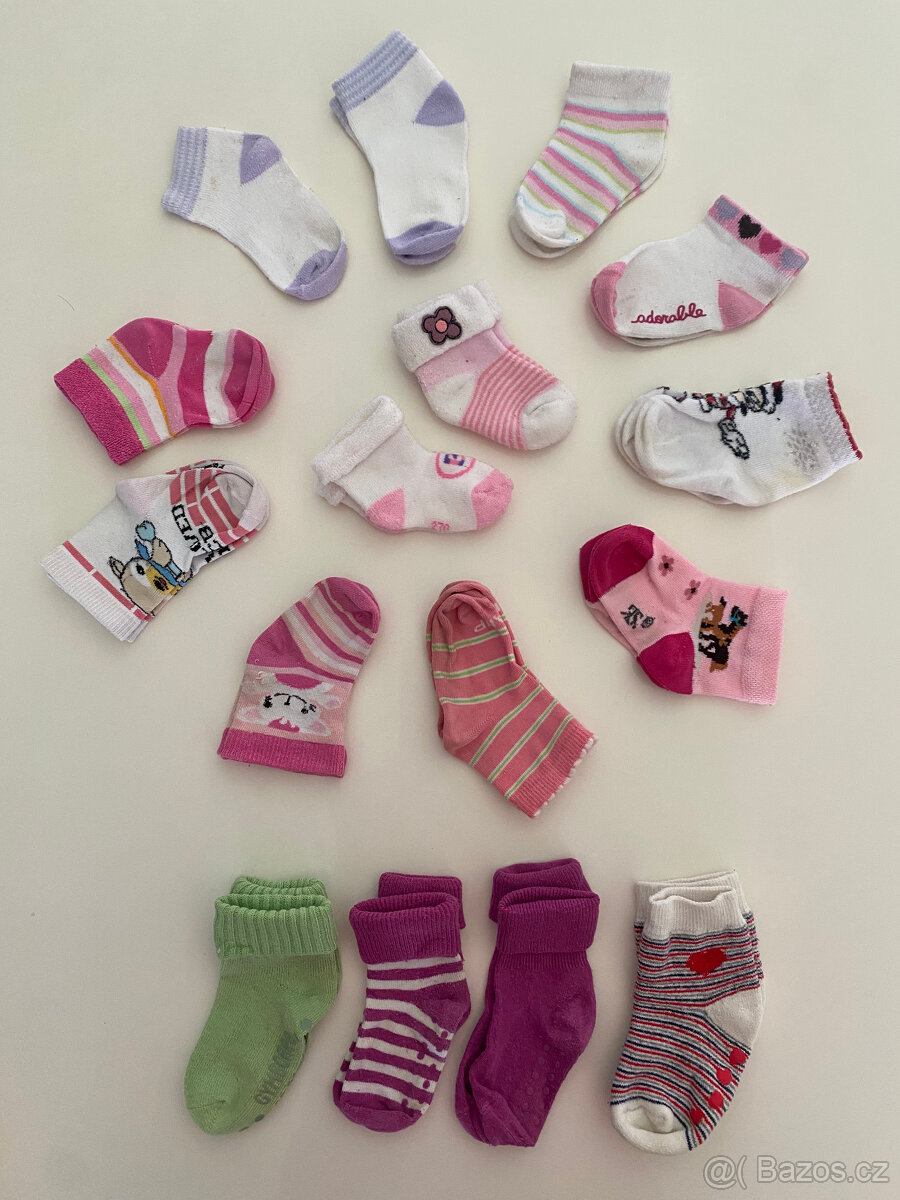 Balík dětských ponožek (0 - 1 rok) - 2