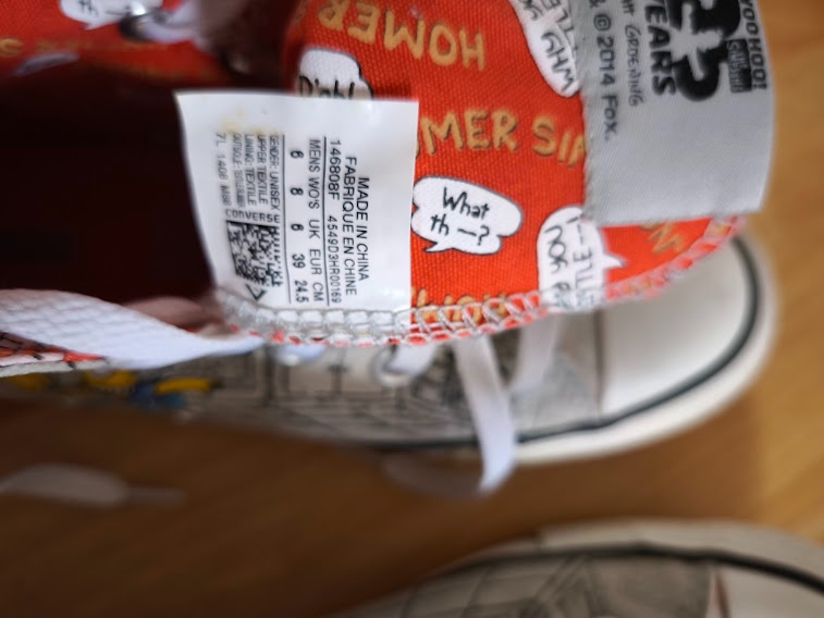 Converse THE SIMPSONS v.39 ,24,5cm - 2