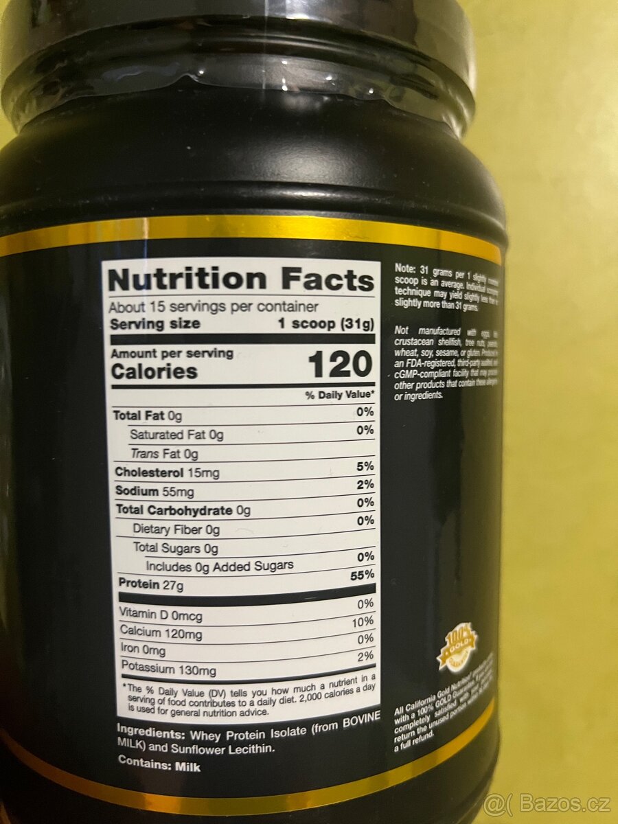 WHEY PROTEIN ISOLATE (bez chuti) - 2