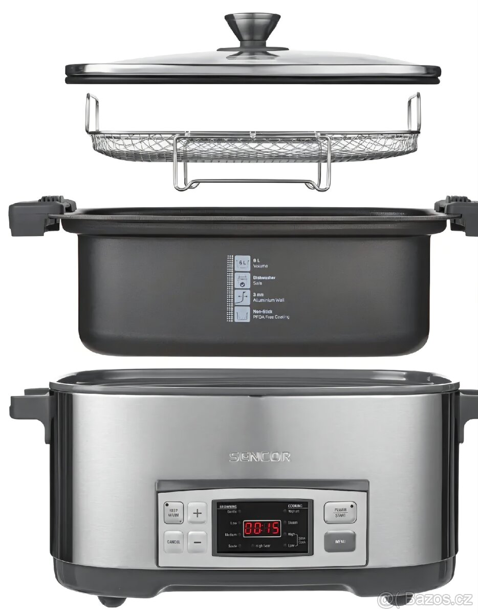 NOVY Pomaly hrnec Sencor SPR 5500SS - 2