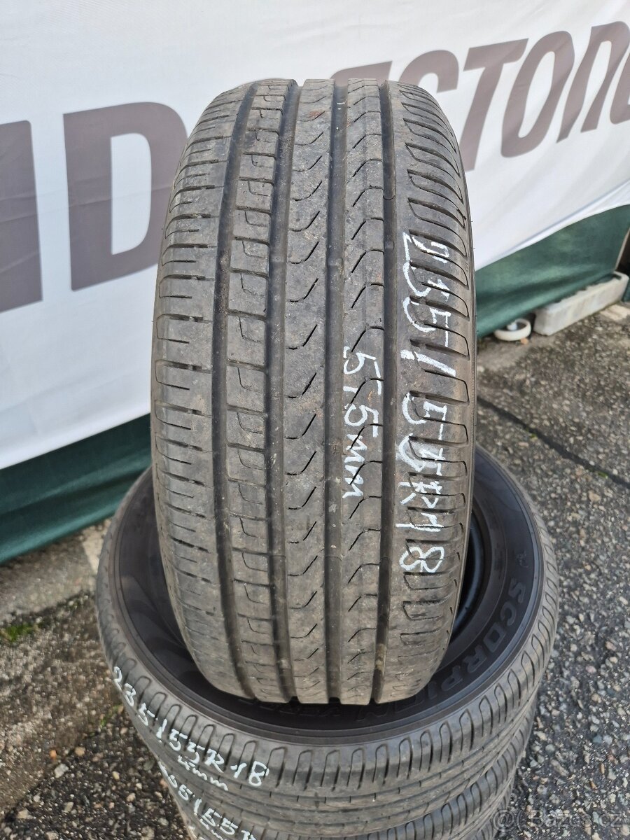235/55R18 100V Pirelli Scorpion VERDE Seal inside DOT 4518 - 2