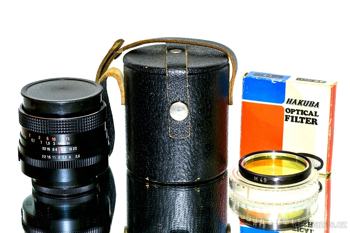 CZJ Flektogon electric RED MC 2,4/35 M42 TOP STAV - 2