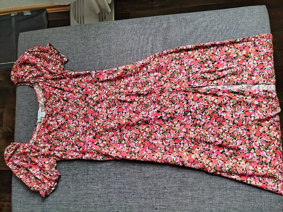 Dlouhé letní šaty s rozparkem - 2