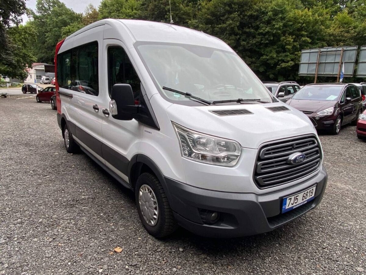 Ford Transit 2.2 TDCI 96 kW L3H2, klima, osobní - 9 míst - 2