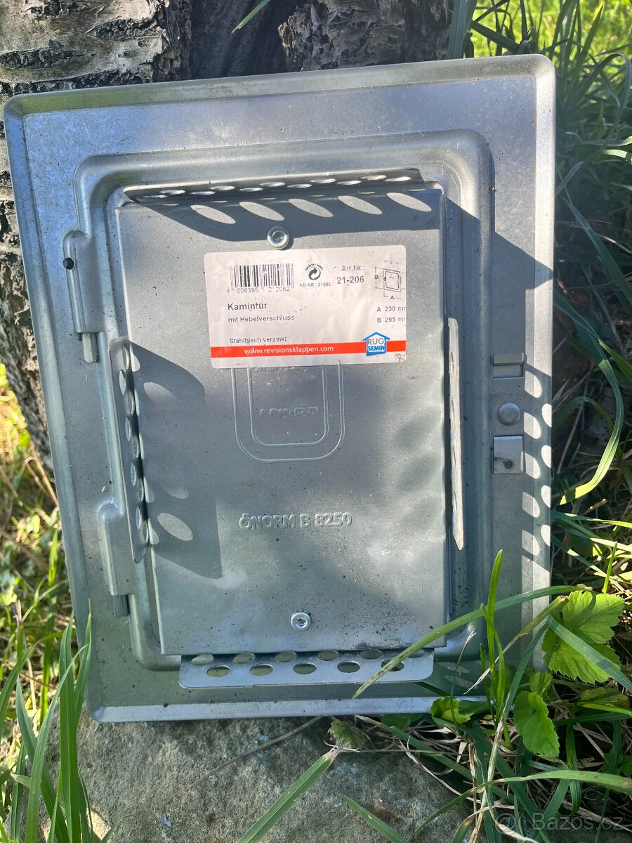 Nová Komínová Revizní Dvířka RUG SEMIN, Pozink - 2