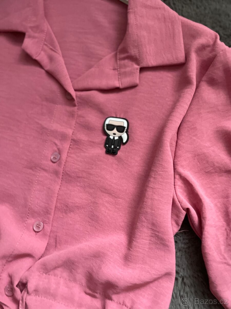 Košilové šaty Karl lagerfeld - 2