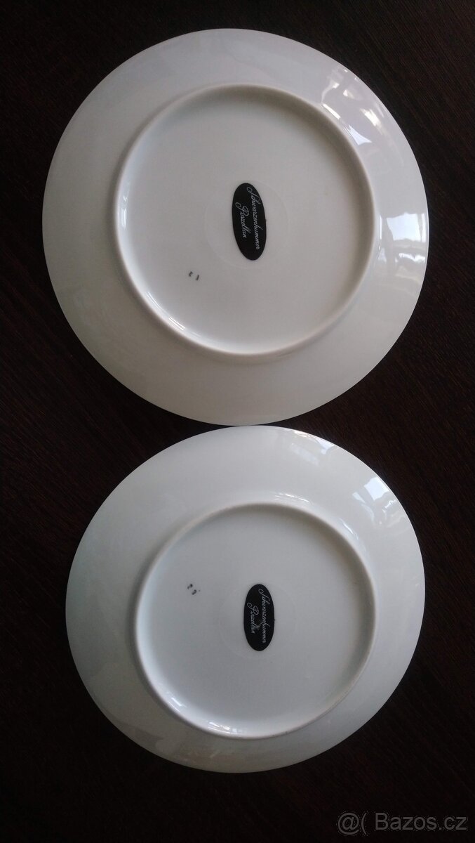 Porcelán, Německo – talířky - 2