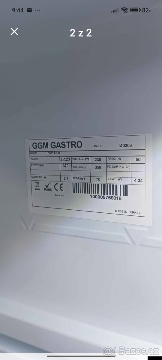 Gastro Nápojová lednička - 2