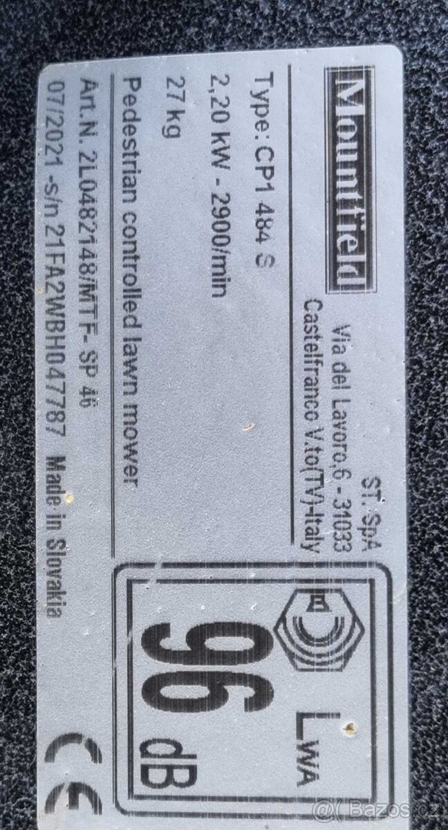 Benzínová sekačka s pojezdem - 2