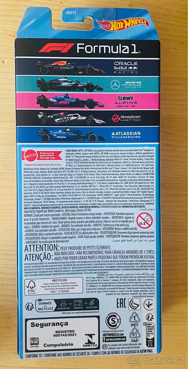 HOT WHEELS FORMULA 1 5 PACK - 2