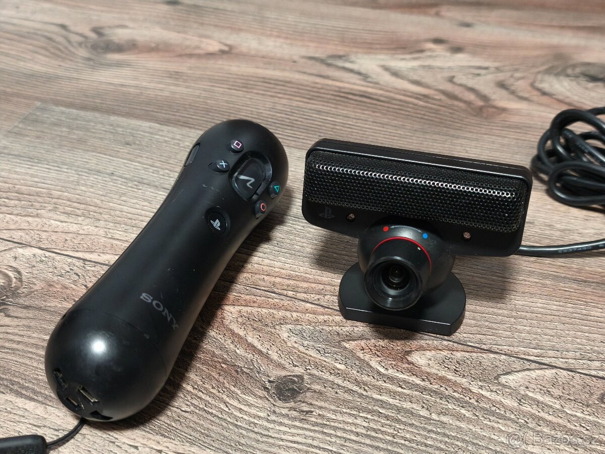SONY MOVE SET PS3 / kamera + ovladač + hra - 2