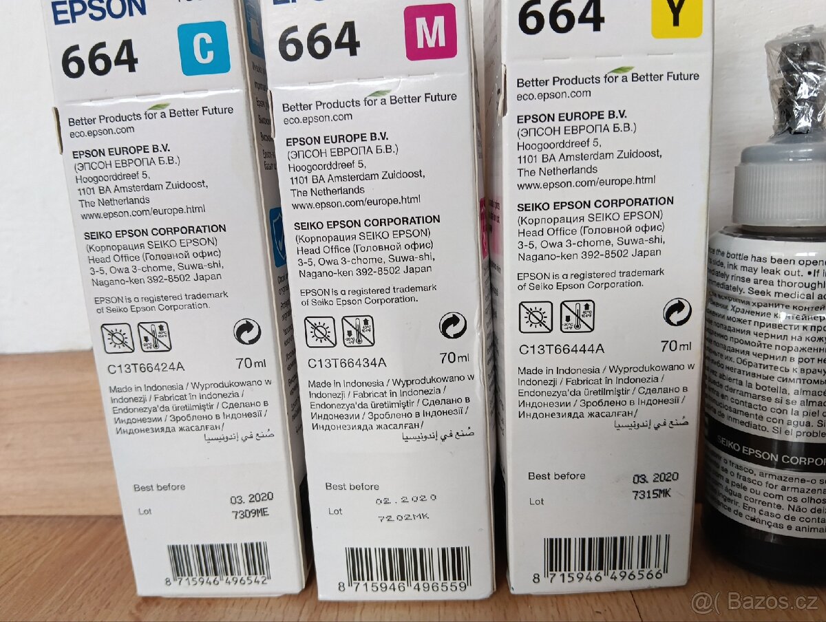 EPSON 644 NÁPLŇ DO TISKÁREN ECO TANK - 2