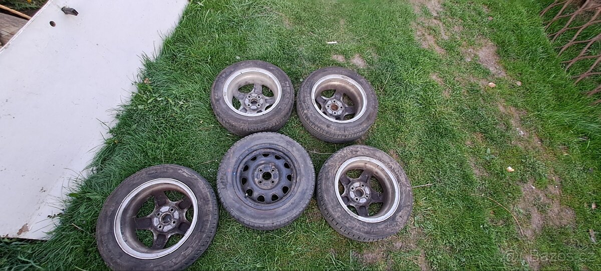 Alu disky s pneu 185/60 R14 - 2
