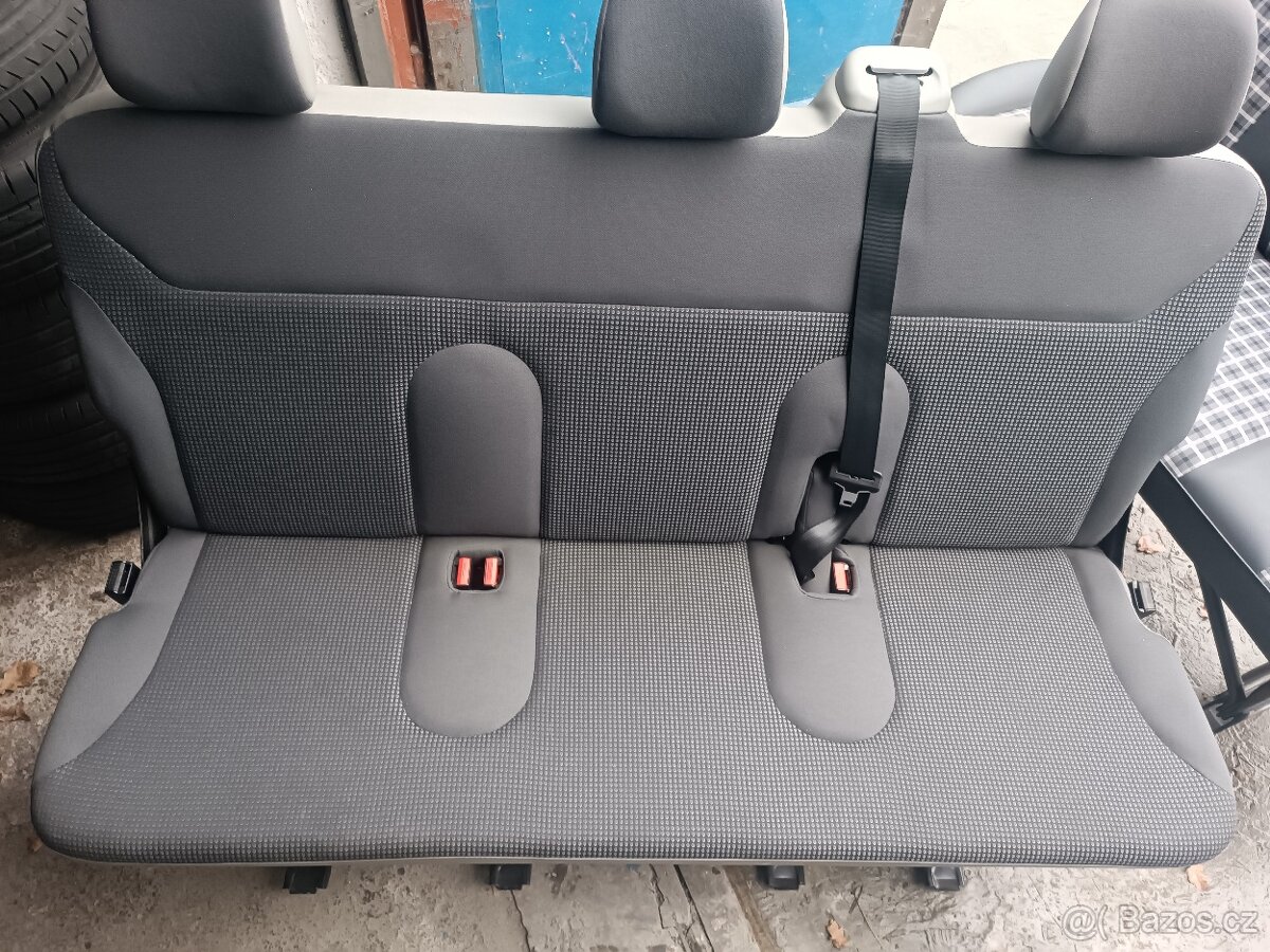 Zadní sedačka Renault Trafic,Opel , 3 místa - 2