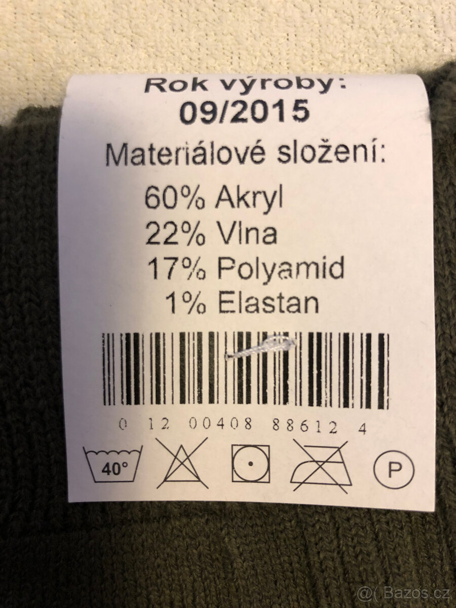 Vojenské ponožky 2000 termo zimní - 2