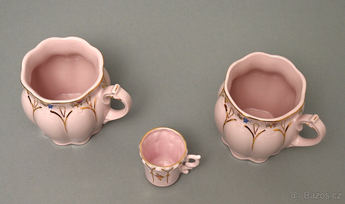 Růžový porcelán - sbírka - 2