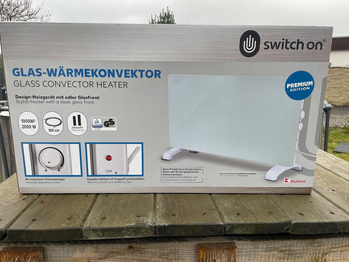 Skleněný přímotop-konvektor - 2